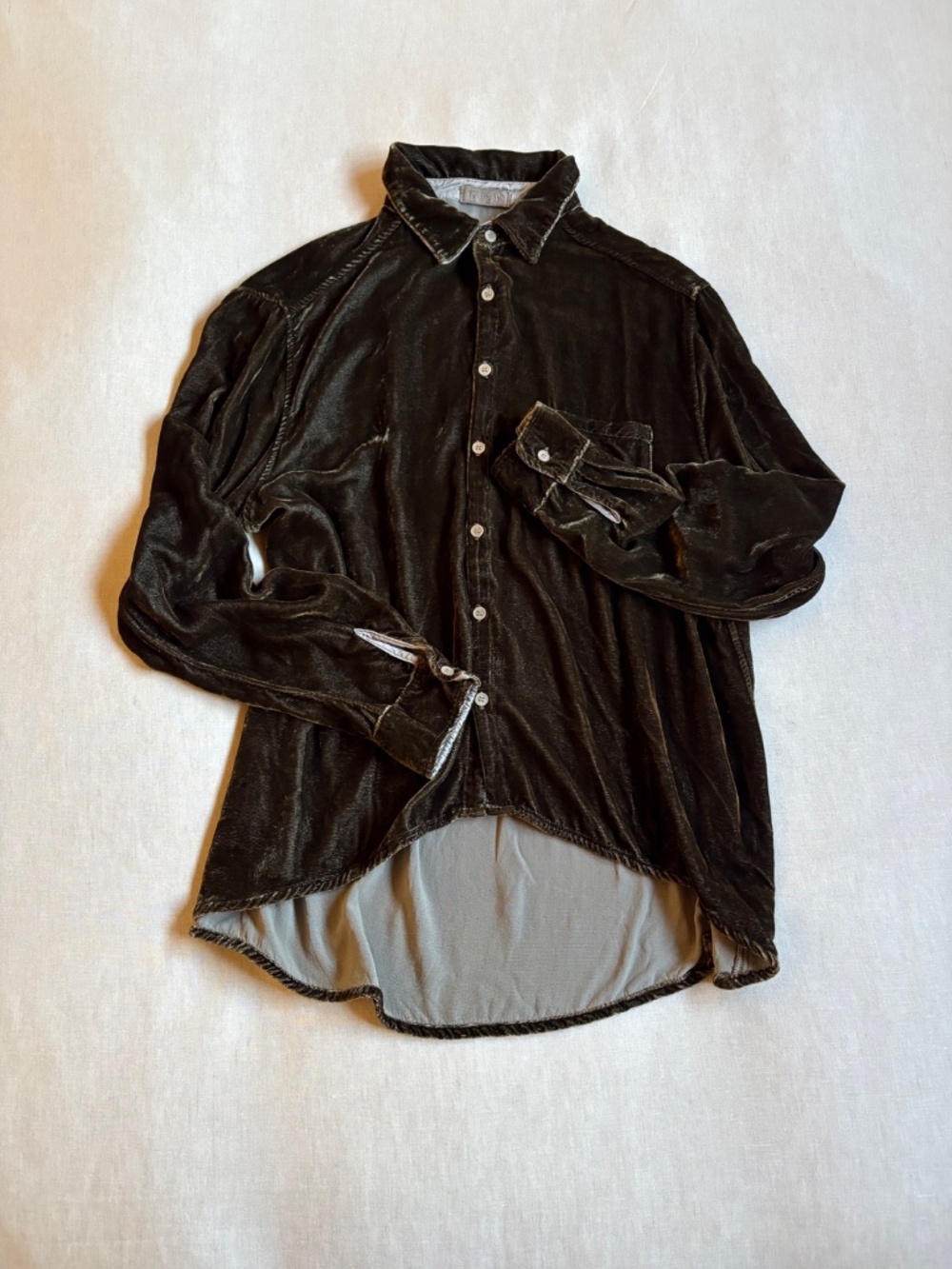 Velvet Button Down by CP Shades